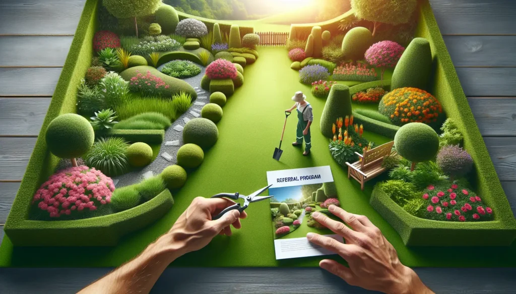 landscaping referral program